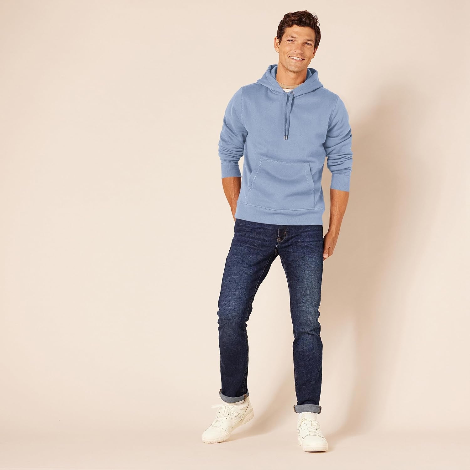 Mens Fleece Pullover Hooded Sweatshirt